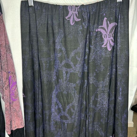 JG’S Mad Lab Two Piece Maxi Skirt And Top Art To Wear Lagenlook Set. Size Medium - Picture 4 of 14